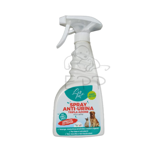Leo Pet - DISABITUANTE ANTIURINA TRIPLA AZIONE ABBATTI-ODORI 500ML.