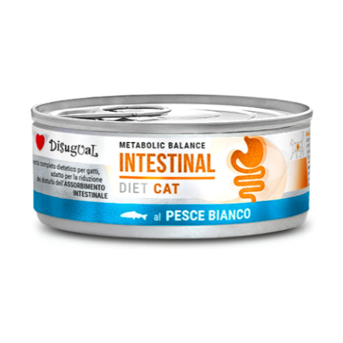 Disugual Diet Cat
Metabolic Balance
Patè Intestinal Gatto
gr. 85 Gusto Pesce Bianco