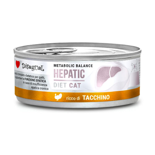 Disugual Diet Cat
Metabolic Balance
Patè Hepatic Gatto
gr. 85 Gusto Tacchino