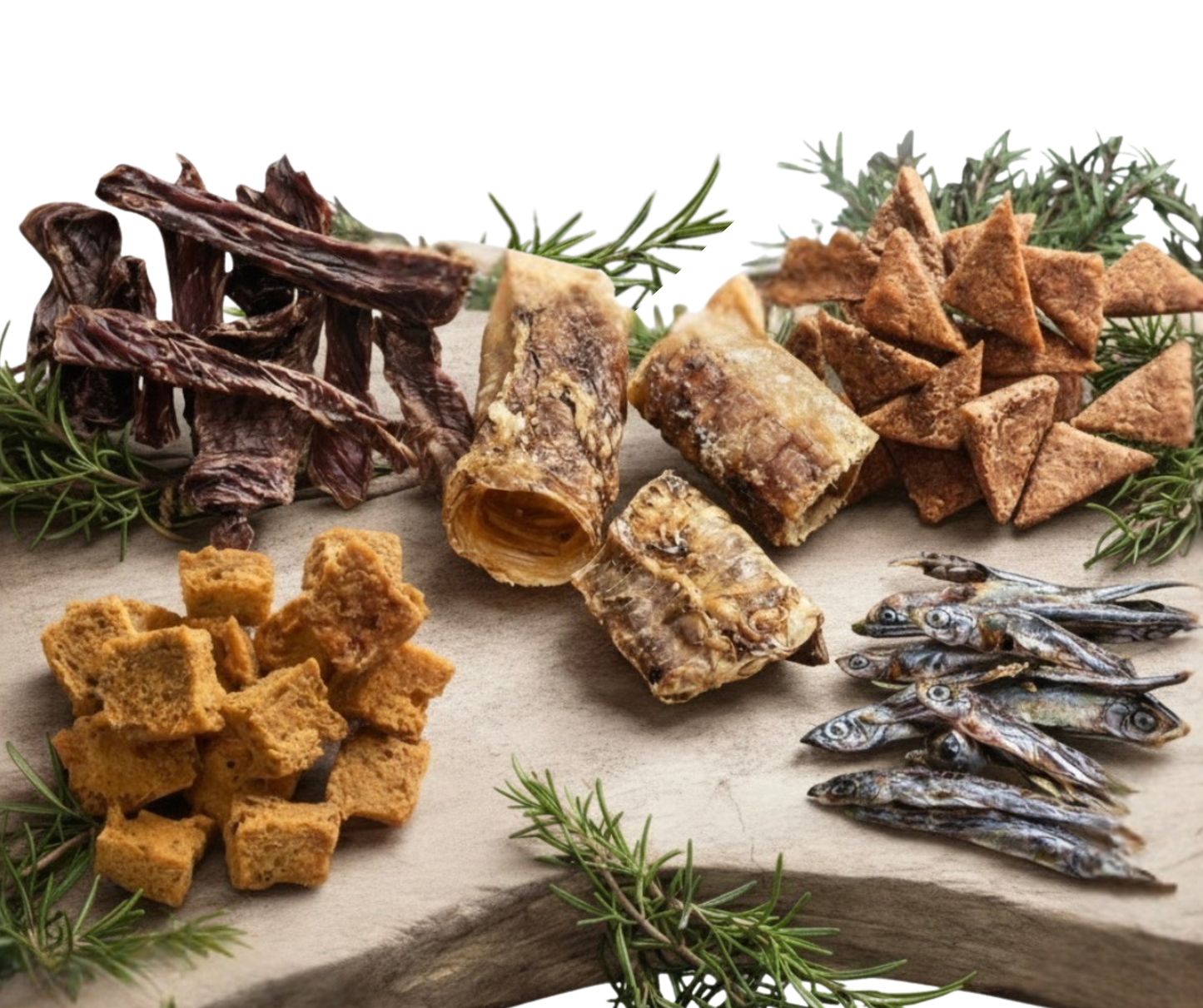 DegustaBox Bisky Pet - Mix 5 Snack Artigianali Naturali per Cani - Made in Italy 297g