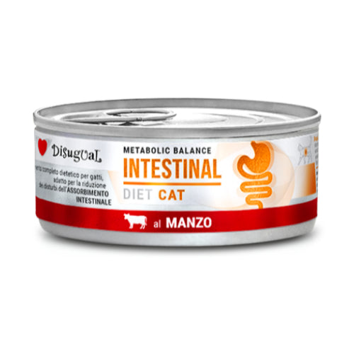 Disugual Diet Cat
Metabolic Balance
Patè Intestinal Gatto
gr. 85 Gusto Manzo
