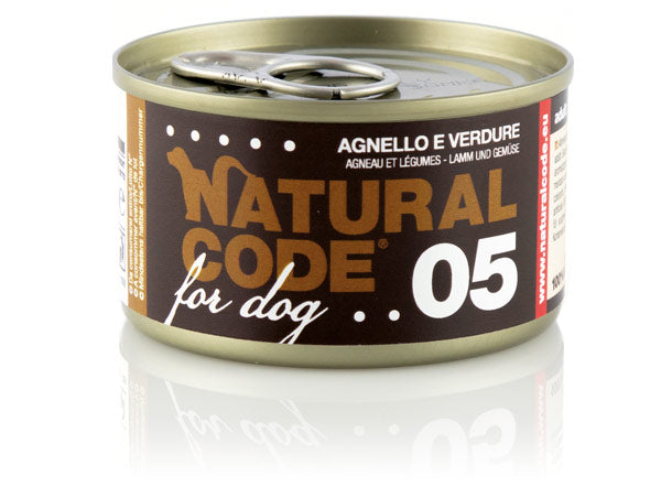 Natural Code DOG 05 gr. 90
Agnello e Verdure