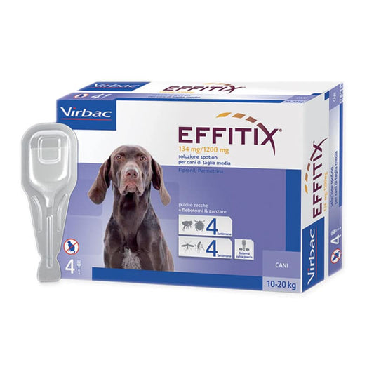 Effitix Cane SP. 2,20 ml per kg. 10 > 20 Pippetta Singola