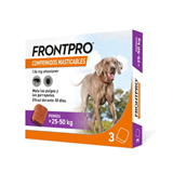 FrontPRO Compresse Masticabili - 25-50 kg - Antiparassitario Cani Protezione 30 Giorni