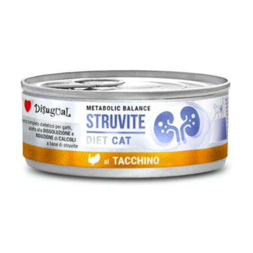 Disugual Diet Cat
Metabolic Balance
Patè Struvite Gatto
gr. 85 Gusto Tacchino