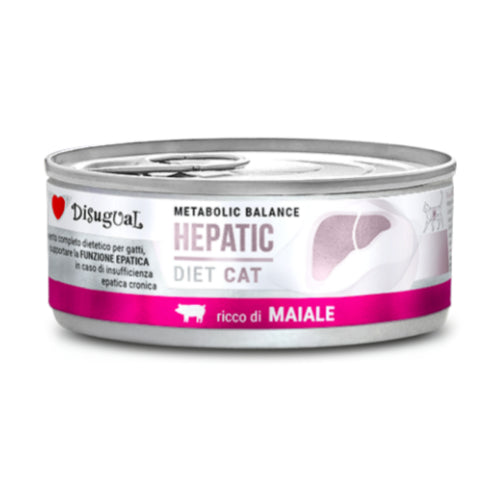 Disugual Diet Cat
Metabolic Balance
Patè Hepatic Gatto
gr. 85 Gusto Maiale