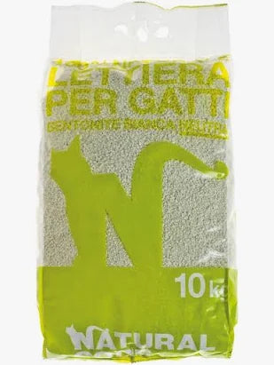 Natural Code - Lettiera Bentonite Agglomerante per Gatti 10L Neutra | 100% Naturale Senza Polvere 2 confezioni