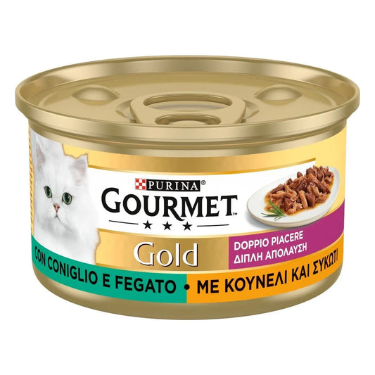 Gourmet Gold Mousse in Lattina per Gatti | Confezione da 24 x 85g (2,04 kg Totali) – Cibo Umido Completo