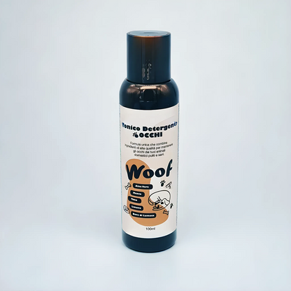Tonico Detergente Occhi WoofCare - Soluzione Delicata per Igiene Oculare Cane e Gatto