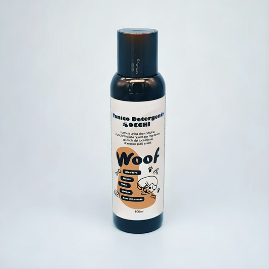 Tonico Detergente Occhi WoofCare - Soluzione Delicata per Igiene Oculare Cane e Gatto