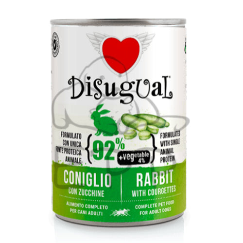 Disugual Vegetable Coniglio & Zucchine Umido Cane gr. 400
