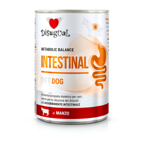 Disugual Diet Dog 
Metabolic Balance
Patè Intestinal  Cane
gr. 400 Gusto Manzo