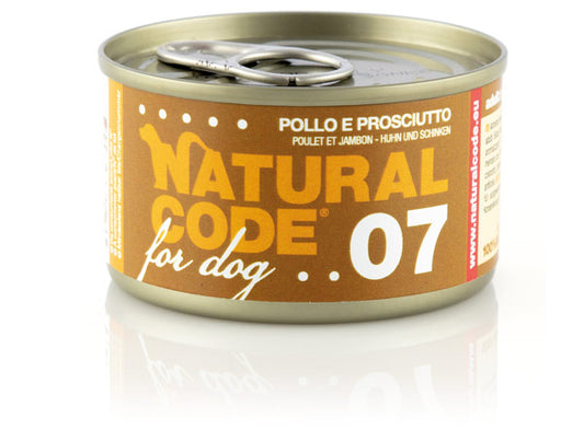 Natural Code DOG 07  gr. 90
Pollo e Prosciutto