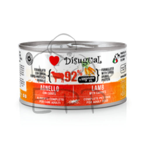 Disugual Vegetable Agnello & Carote Umido Cane gr. 150
