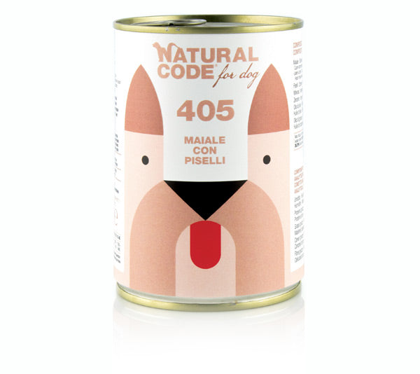 Natural Code DOG 405 gr. 400
MAIALE E PISELLI