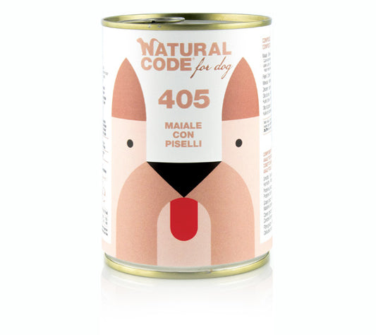 Natural Code DOG 405 gr. 400
MAIALE E PISELLI
