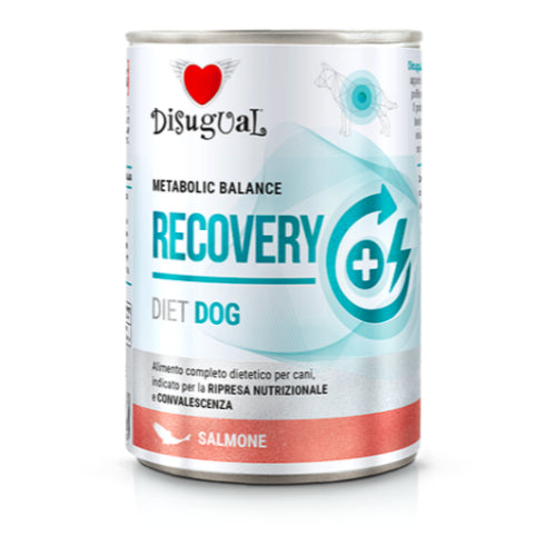 Disugual Diet Dog 
Metabolic Balance
Patè Recovery  Cane
gr. 400 Gusto Salmone