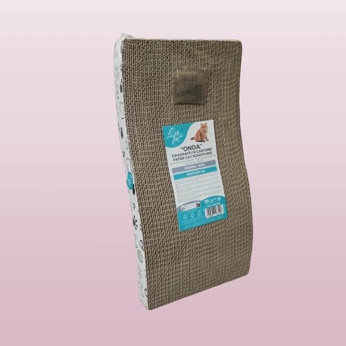 Leo Pet - Tiragraffi in cartone Onda cm. 43x22x6H colori vari