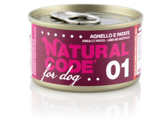 Natural Code DOG 01  gr. 90
Agnello e Patate
