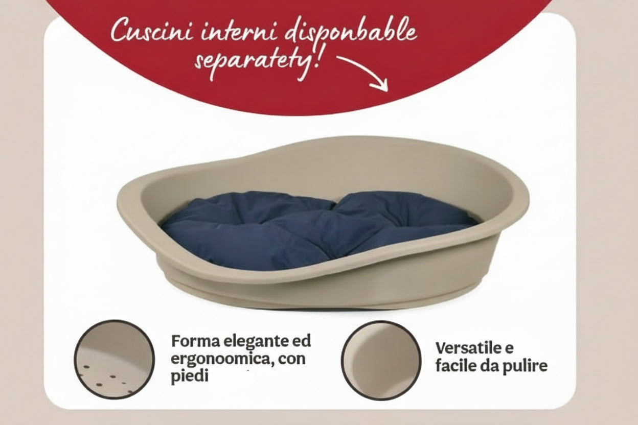 MPS Sonny Classic - Letto Cuccia per cani in plastica
