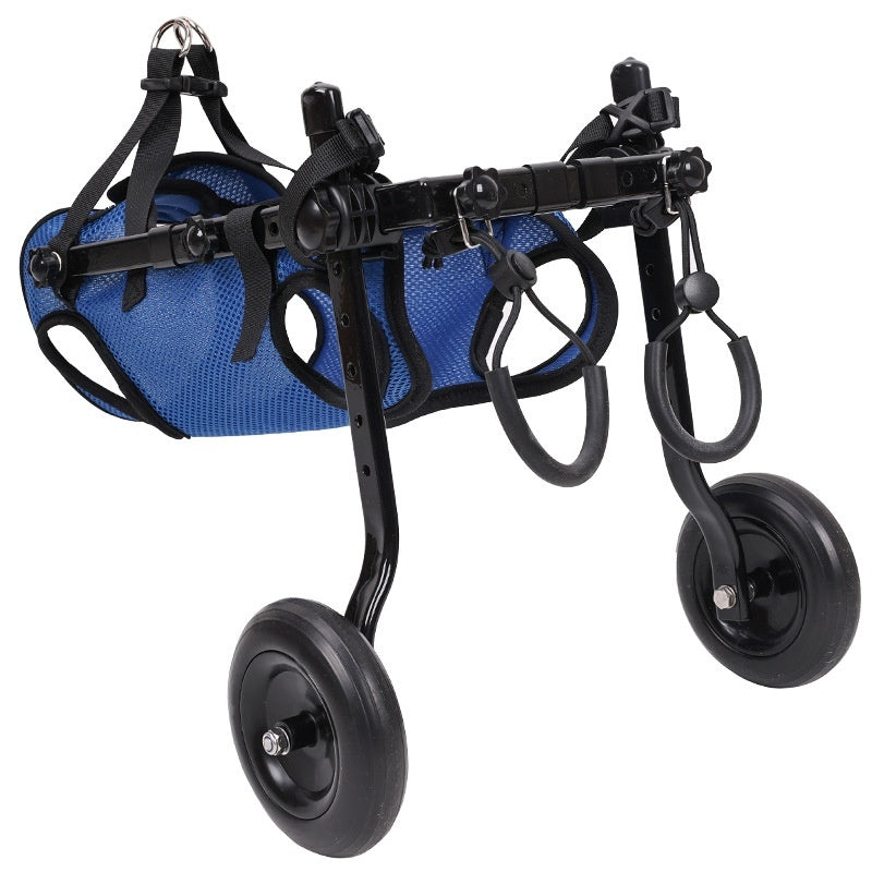 Carrello Ortopedico per Cani Disabili - Sedia a Rotelle Regolabile per Zampe Posteriori