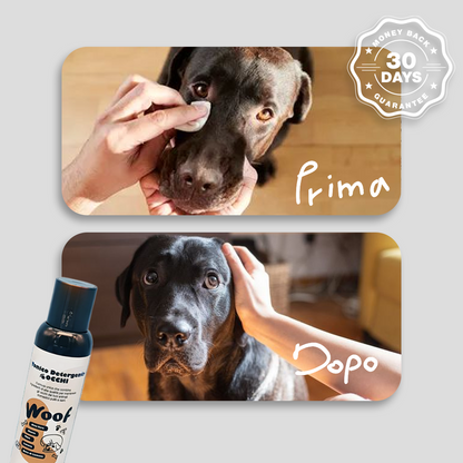 Tonico Detergente Occhi WoofCare - Soluzione Delicata per Igiene Oculare Cane e Gatto