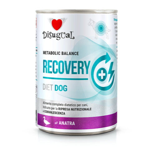 Disugual Diet Dog 
Metabolic Balance
Patè Recovery  Cane
gr. 400 Gusto Anatra