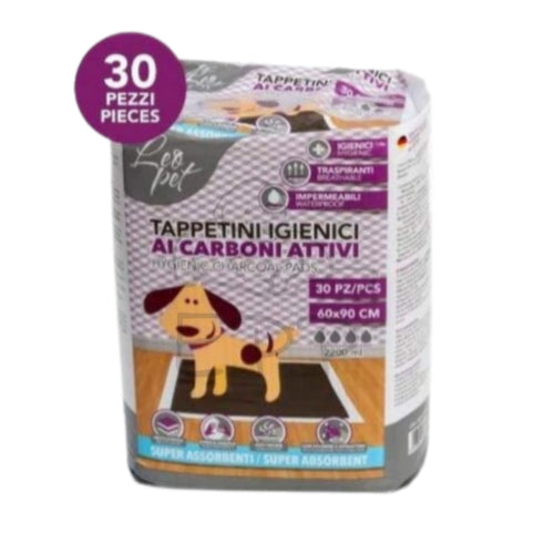 Leo Pet - Traversine per cani carboni attivi mis. cm. 60x90 conf. maxi da pz.30