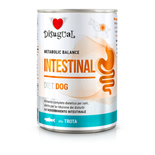 Disugual Diet Dog 
Metabolic Balance
Patè Intestinal  Cane
gr. 400 Gusto Trota