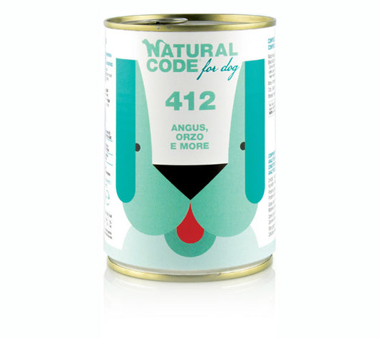 Natural Code DOG 412 gr. 400
ANGUS FARRO E MORE