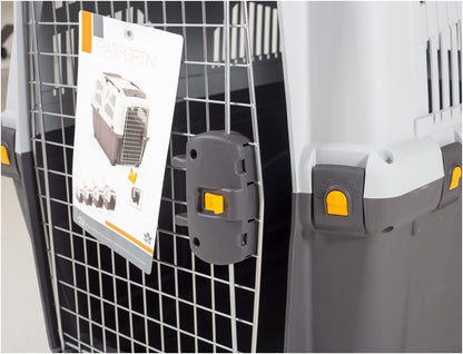 Skudo IATA 7 - Trasportino in plastica da viaggio omologato - cm. 103X73X76h