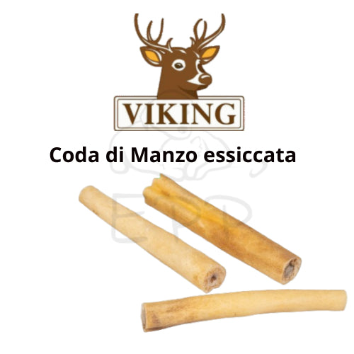 Viking - Snack coda di Manzo essiccata a Pezzi - 100% Naturale 
Gr. 60