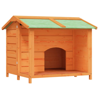 Cuccia Per Cani 96X87X80,5 Cm In Legno Massello Di Pino