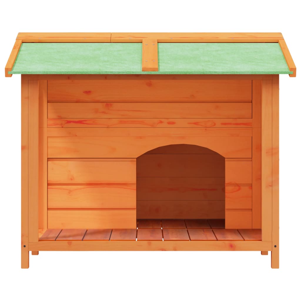 Cuccia Per Cani 96X87X80,5 Cm In Legno Massello Di Pino