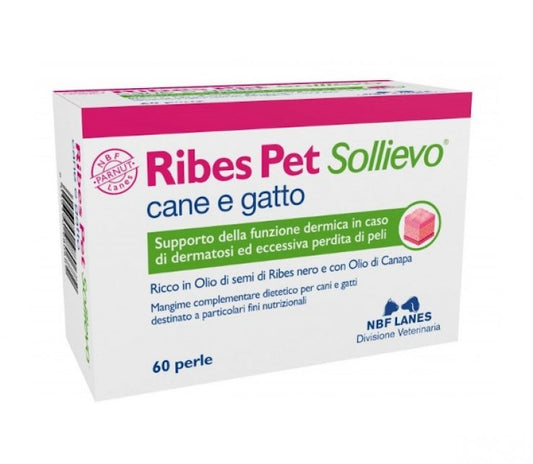 Ribes Pet Sollievo Cane e Gatto
60 Perle - 30 G.