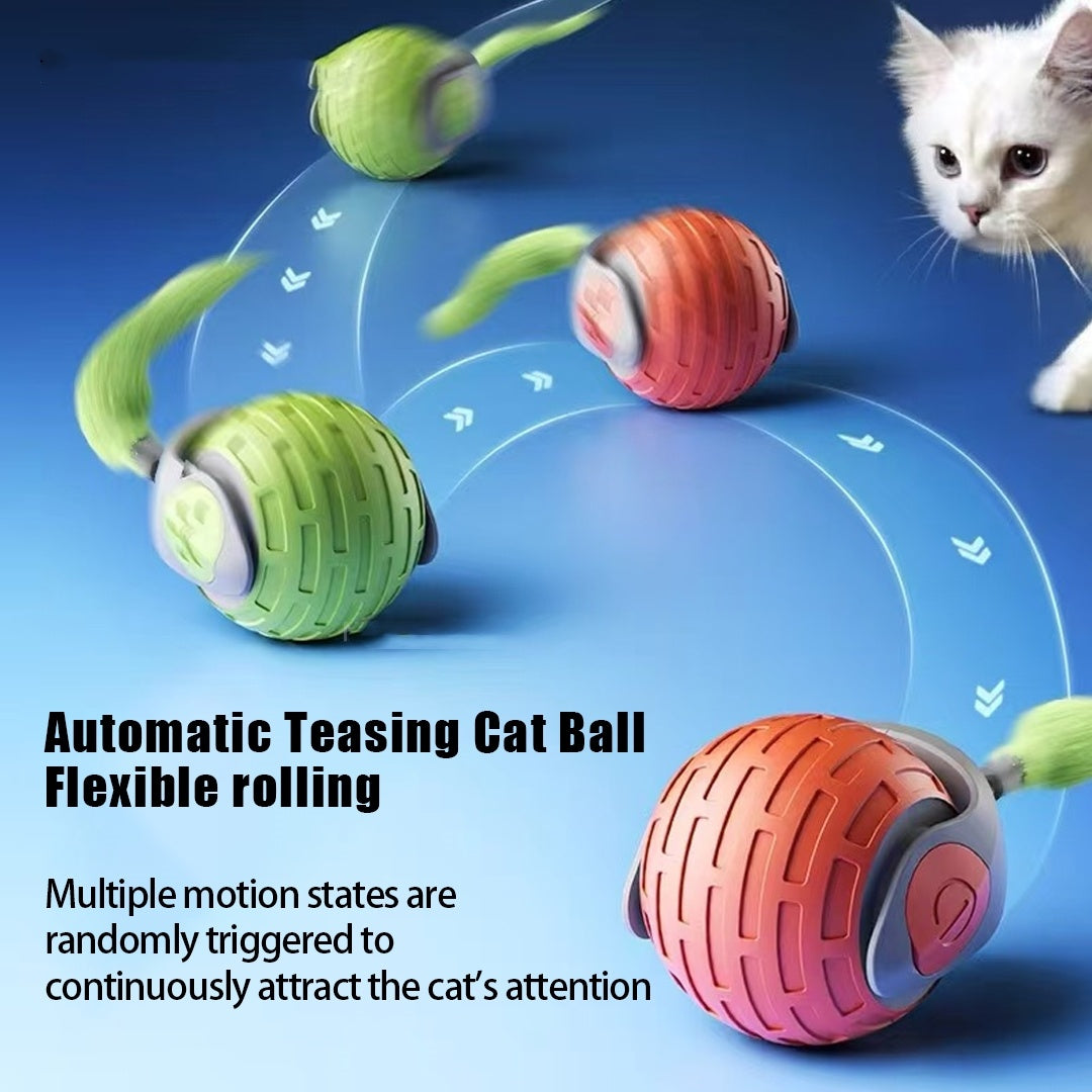 giocattoli interattivi per gatti, palline automatiche