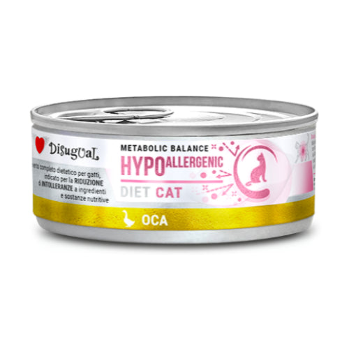 Disugual Diet Cat
Metabolic Balance
Patè Hypoallergenic Gatto
gr. 85 Gusto Oca