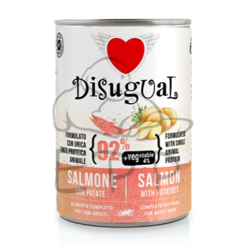 Disugual Vegetable Salmone & Patate Umido Cane gr. 400 Promo conf. da 6 Pezzi