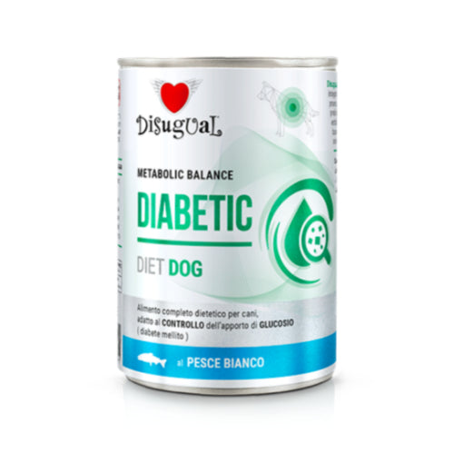 Disugual Diet Dog 
Metabolic Balance
Patè Diabetic Cane
gr. 400 Gusto Pesce Bianco