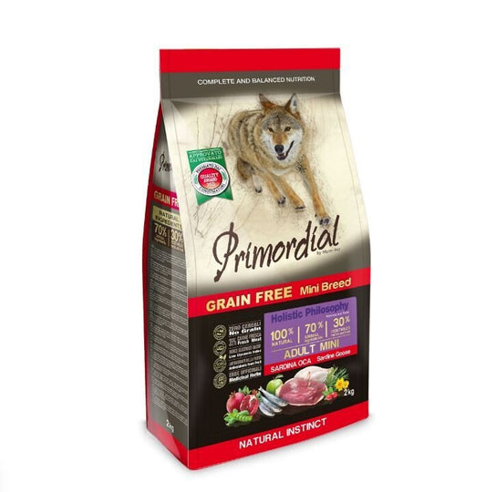 MRP Primordial Dog Mini Adult Sardina e Oca 2 kg.
