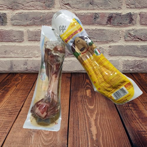 Leopet- Snack Osso Di Prosciutto Suino 100% Naturale peso variabile min. 230 gr. Max. 500 gr.