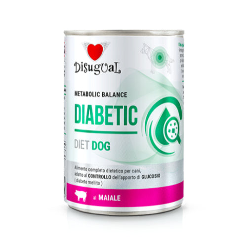Disugual Diet Dog 
Metabolic Balance
Patè Diabetic Cane
gr. 400 Gusto Maiale