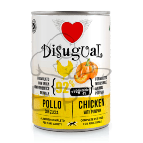 Disugual Vegetable Pollo & Zucca Umido Cane gr. 400