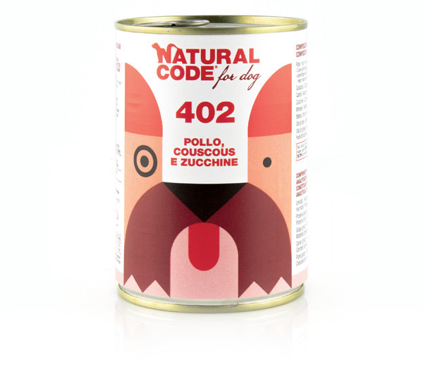 Natural Code DOG 402 gr. 400
COUSCOUS E ZUCCHINE