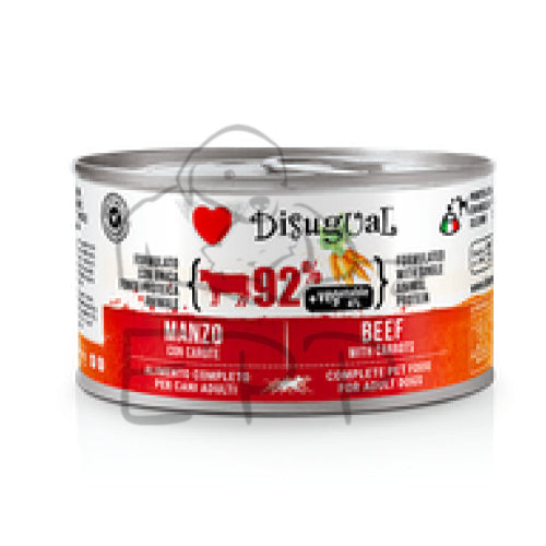 Disugual Vegetable Manzo & Carote Umido Cane gr. 150