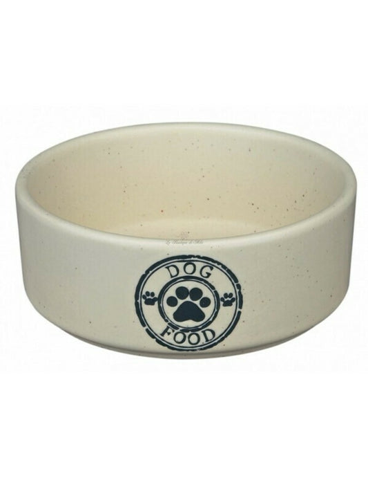 Ciotole in ceramica Dog Food cm 20 - 1000 Ml.