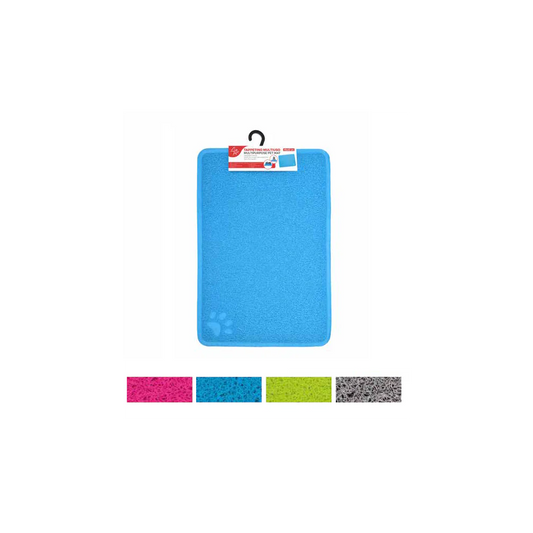 Tappetino Multiuso LeoPet 40x60cm - Antiscivolo Impermeabile per Ciotole e Lettiere Cani e Gatti