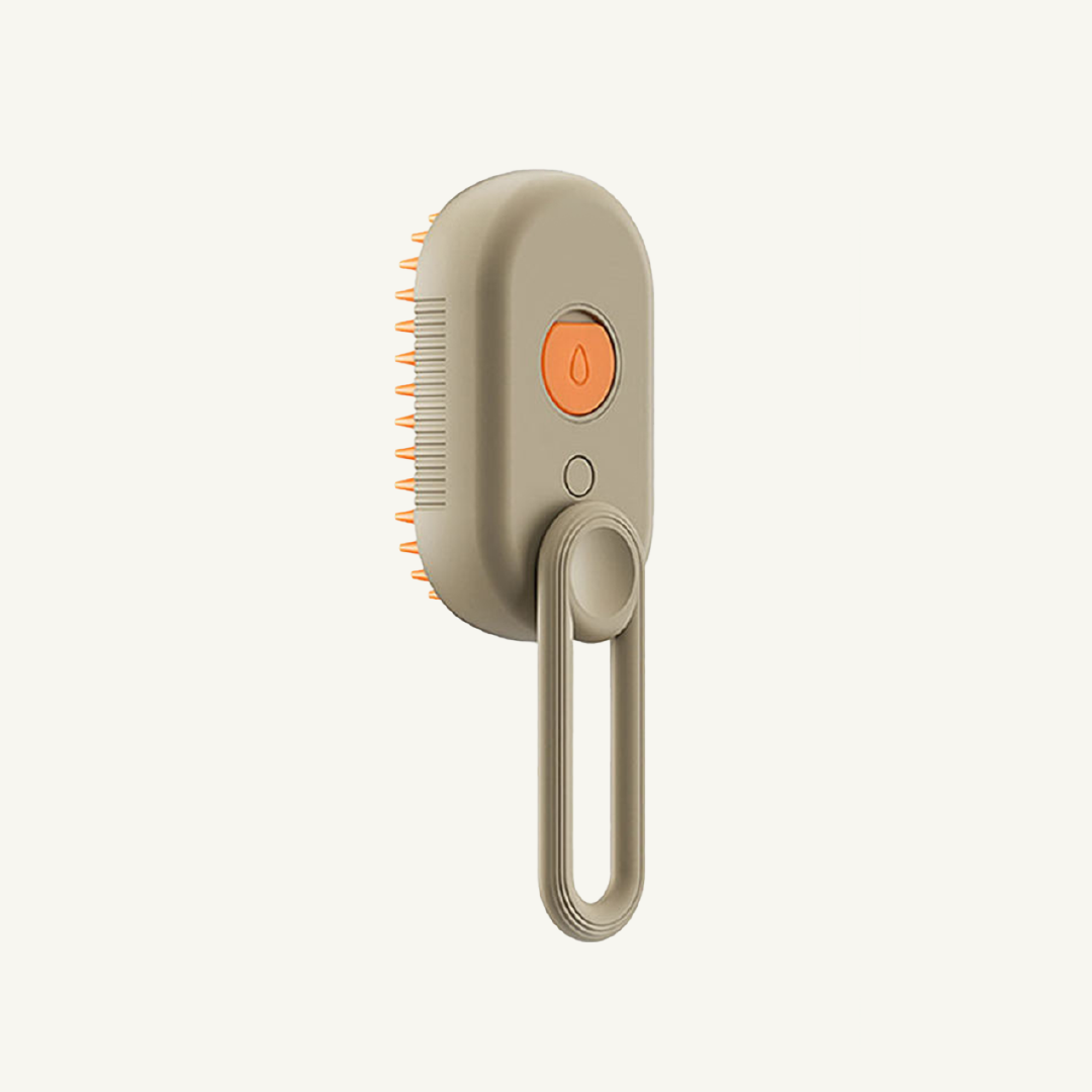 Spazzola Rimuovi Peli WoofPuff™ - Spazzola Elettrica 3 in 1 con Dispenser e Massaggio per Cane e Gatto